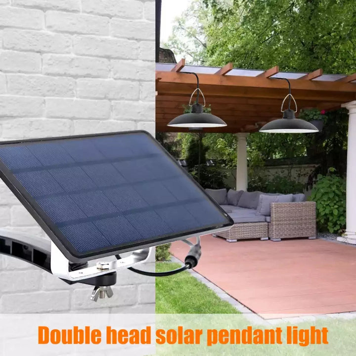 Drahtloses Solar-LED-Lampenset mit Fernbedienung – TwinRay