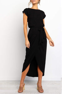 Herbstliches Lässiges Midi-Kleid – Isabella