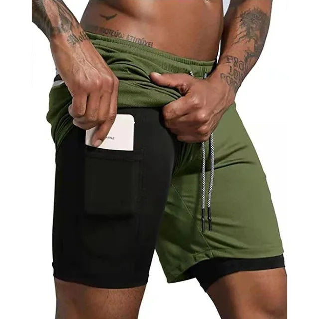 Herren Laufshorts mit doppeltem Layer – Mailand
