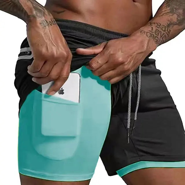 Herren Laufshorts mit doppeltem Layer – Mailand