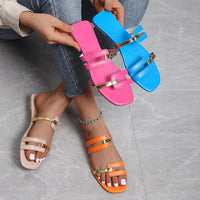 Damen Flache Sommer-Sandalen mit Offener Zehe – Avianne