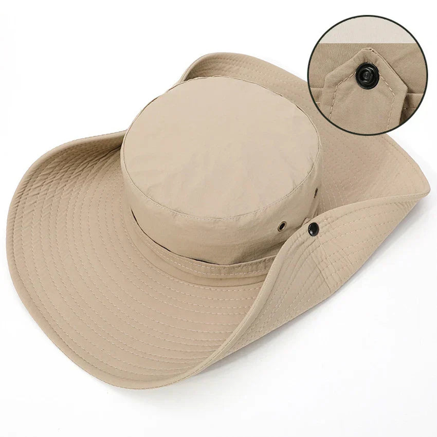Outdoor-Sommerhut mit Kinnband und Wasserabweisendem Stoff – Ranger