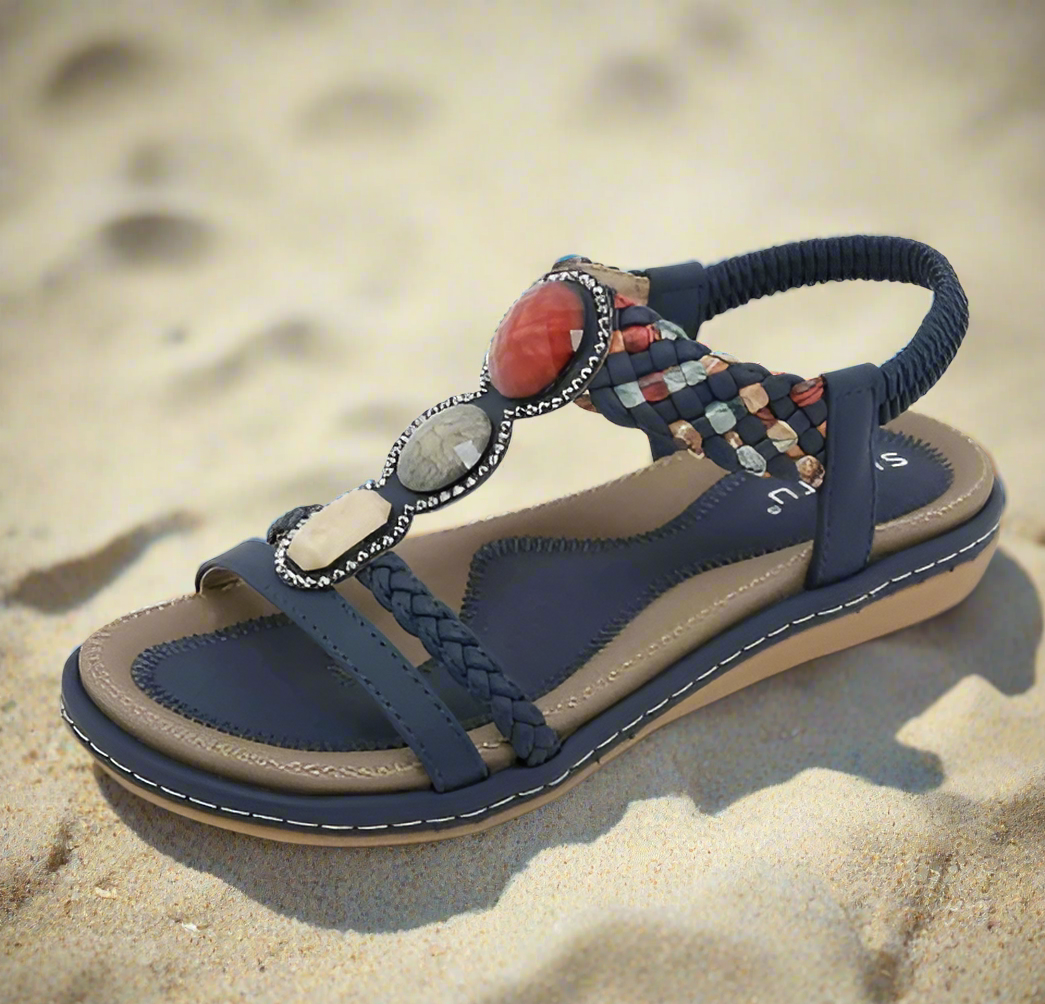 Stilvolle Flache Damen Sandalen – Claire