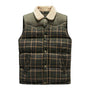 Herren Outdoor Bodywarmer mit Karomuster & Stehkragen – Lennart