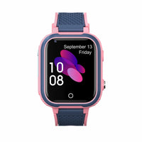Smartwatch für Kinder, rosa-blau, Touchscreen, Datum, Uhrzeit, robustes Design.