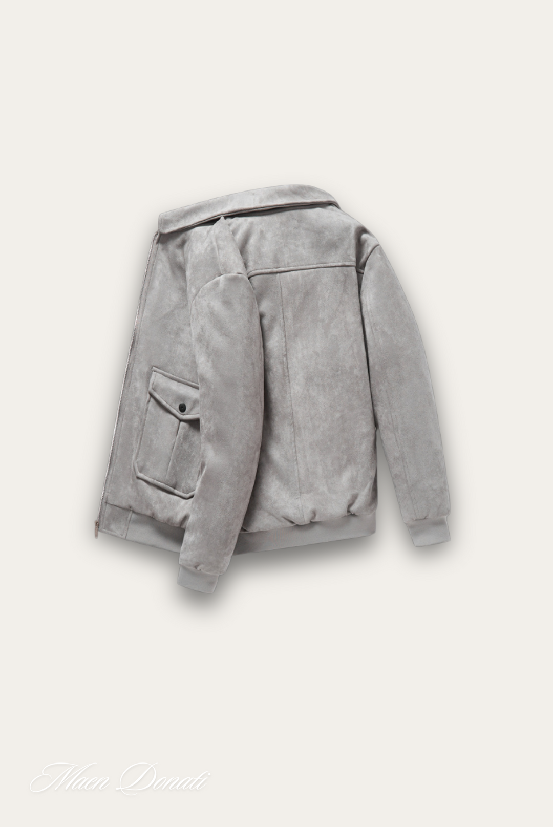 Wintertrendiger grauer Herrenmantel – Matteo