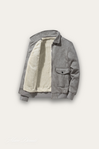 Wintertrendiger grauer Herrenmantel – Matteo