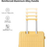 Flughafen-zugelassenes 55 cm Handgepäck mit 3:7-Aufteilung und dreiteiliger PC-Hartschale