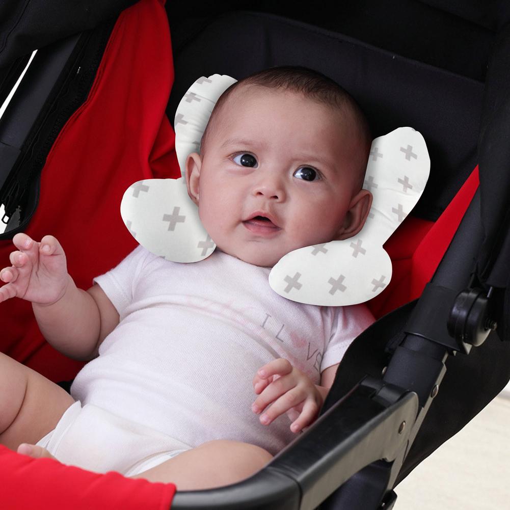 U-förmiges Baby-Nackenkissen für Reisen und Kinderwagen – Kuschelstütze