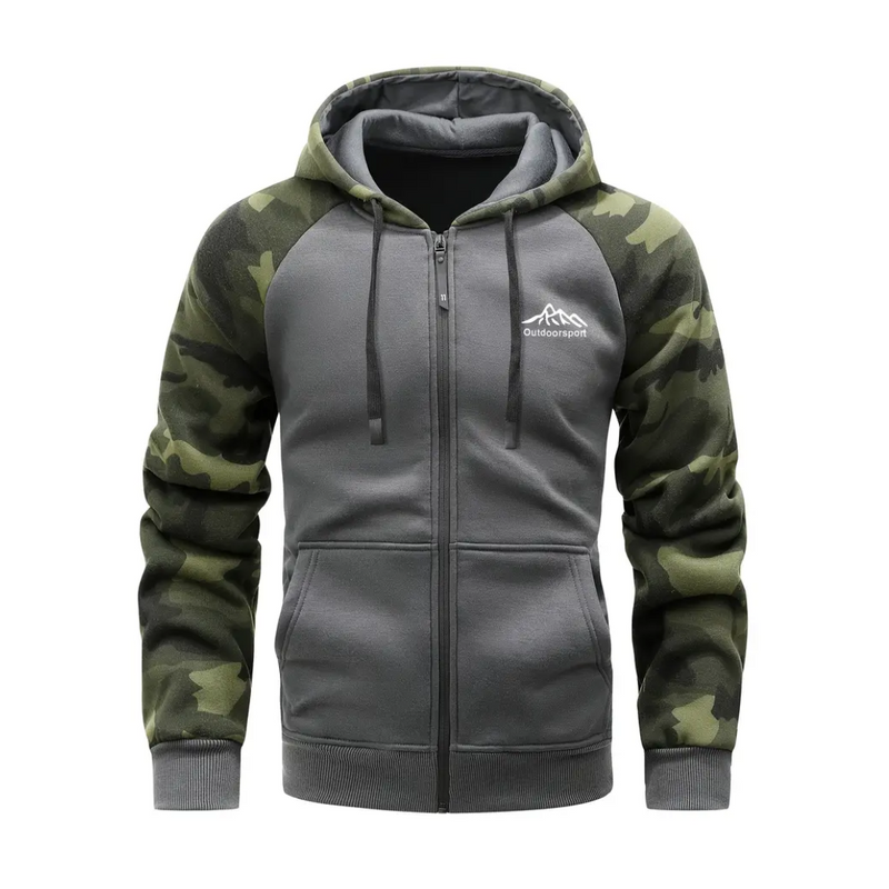 Warm und Bequem Herren Camo Fleecejacke – Ethan