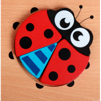 Lernpuzzle aus Holz für Kleinkinder – EntdeckerSet Montessori (1+1 GRATIS)