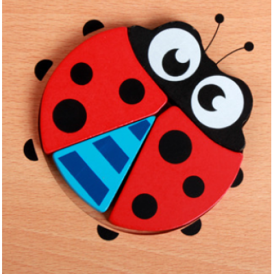 Lernpuzzle aus Holz für Kleinkinder – EntdeckerSet Montessori (1+1 GRATIS)