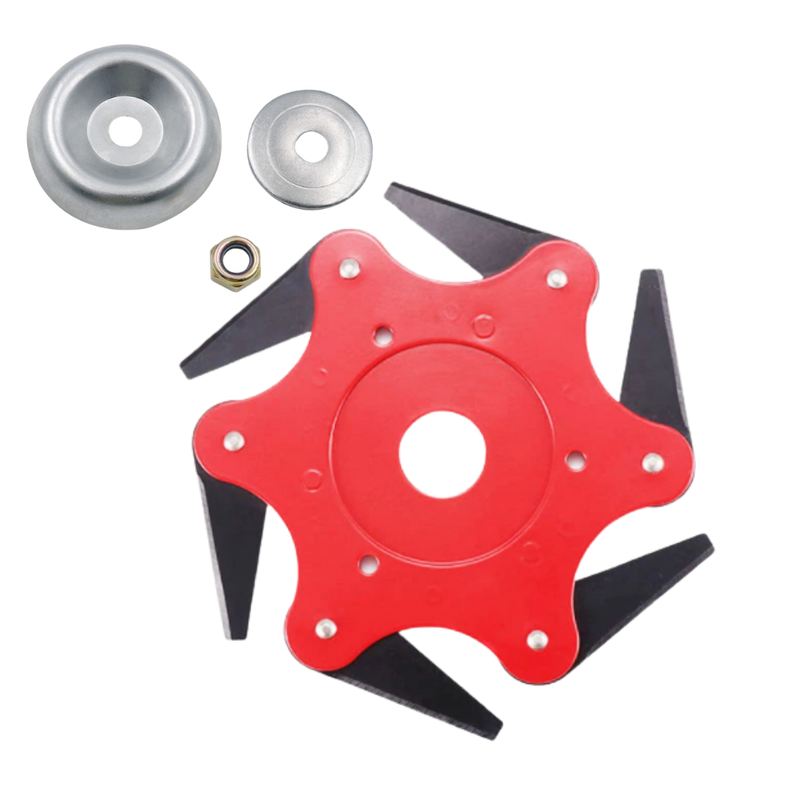 Robuste Freischneiderkopf mit 6 Stahlklingen – TrimmBlade