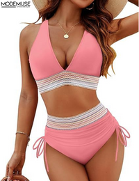 High Waist Trendy Bikiniset - Tessa aus schnelltrocknendem Material