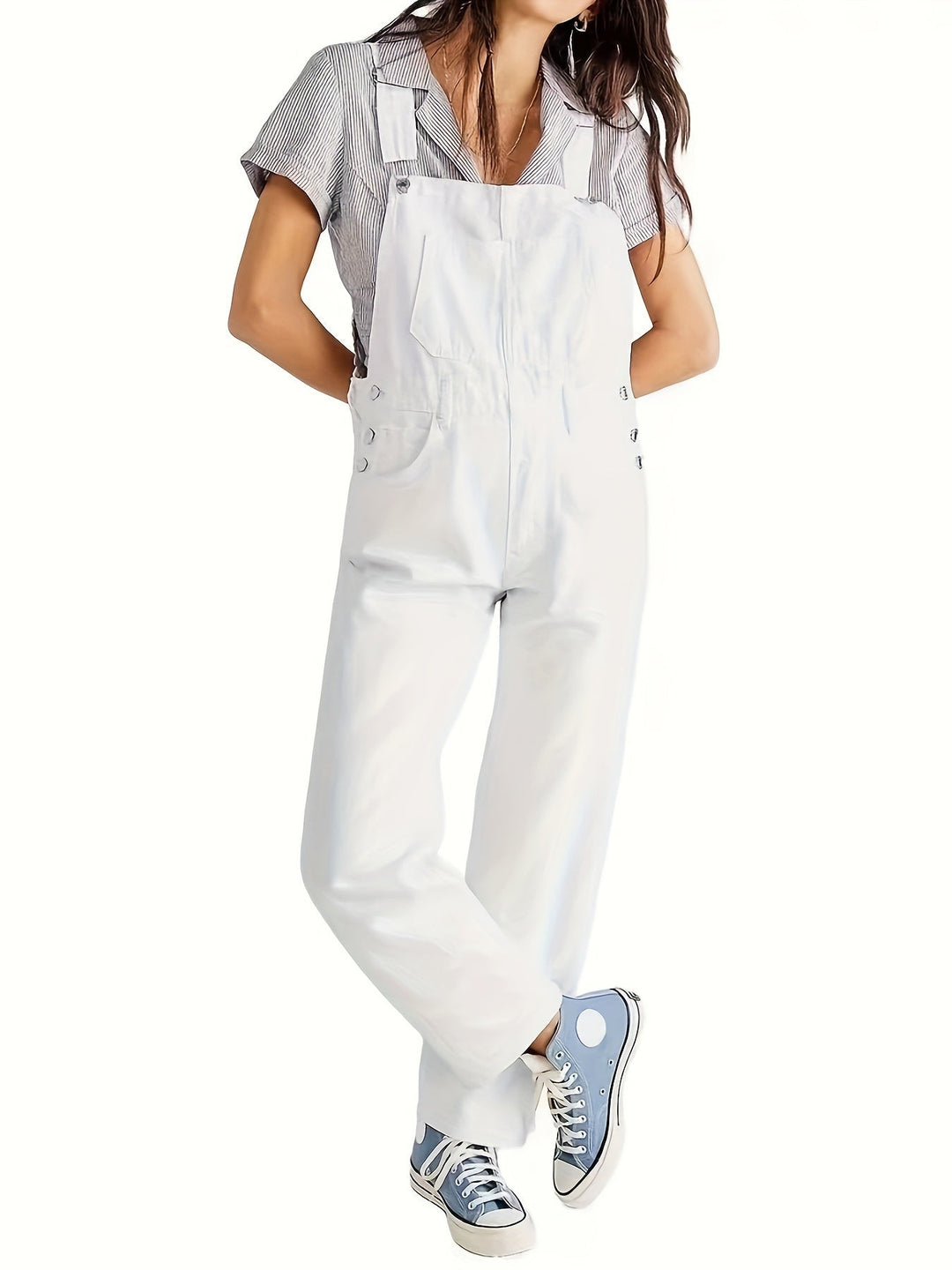 Stylischer Damen-Denim-Jumpsuit für jeden Tag - CityEase