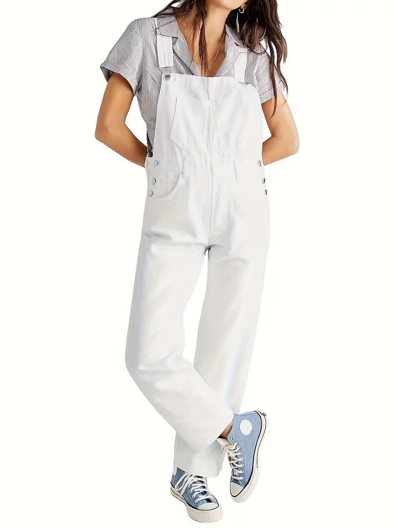 Stylischer Damen-Denim-Jumpsuit für jeden Tag - CityEase
