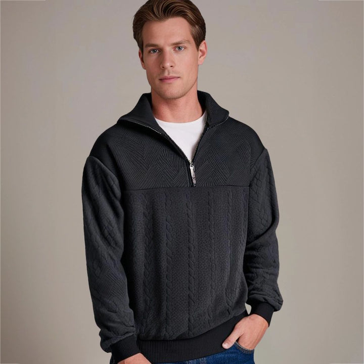 Herren-Pullover mit Kaschmir-Merinowolle – Herbstzauber Severin