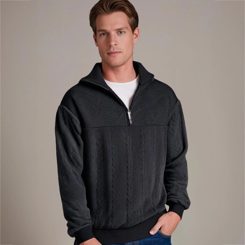 Herren-Pullover mit Kaschmir-Merinowolle – Herbstzauber Severin