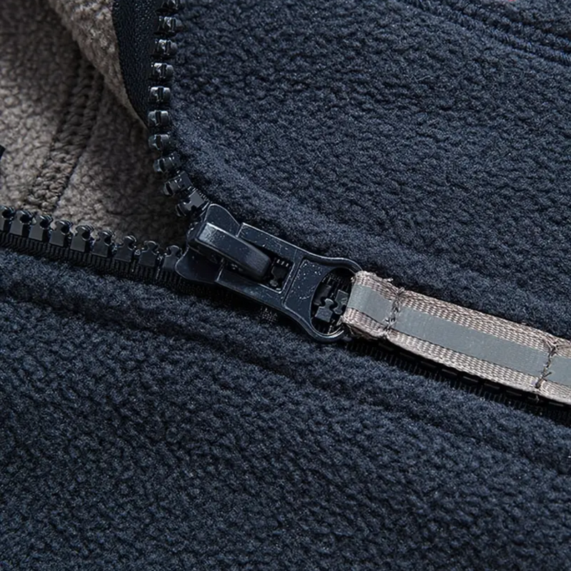 Herren Fleece Outdoor Weste – Gefüttert mit Stehkragen – Kaspar