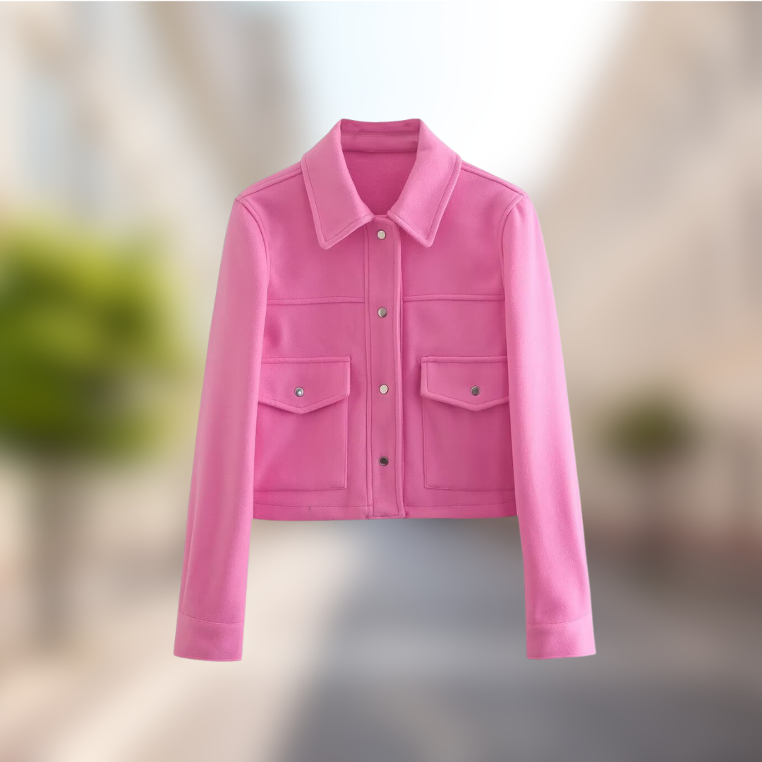 Damen Wolljacke im Casual Look für den Herbst – Amara