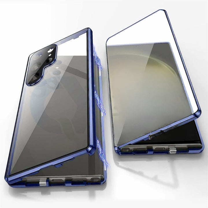 Magnetische doppelseitige Glas-Schutz-Hülle – ClearLock (1+1 GRATIS)