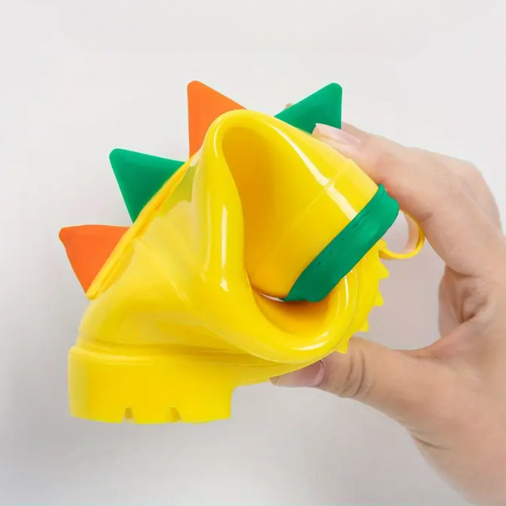 Bunte Kinder Gummistiefel mit Tiermotiven – Leo