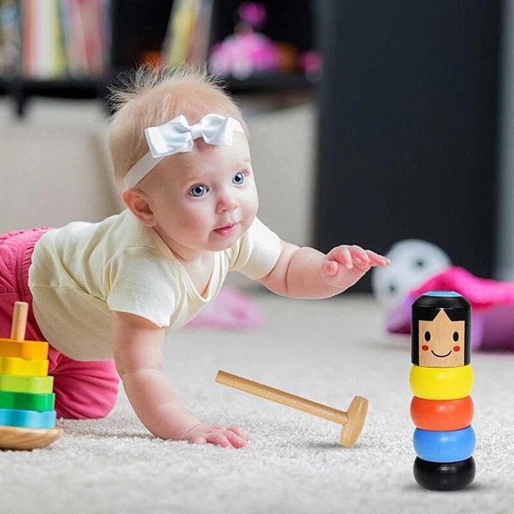 Flexibler Holzakrobat – Fördert Geschicklichkeit & kreatives Denken (1+1 Gratis)