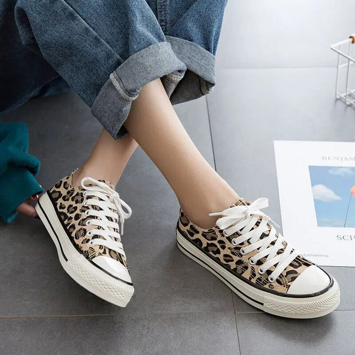 Stylische Leoparden Damensneaker – Savannah