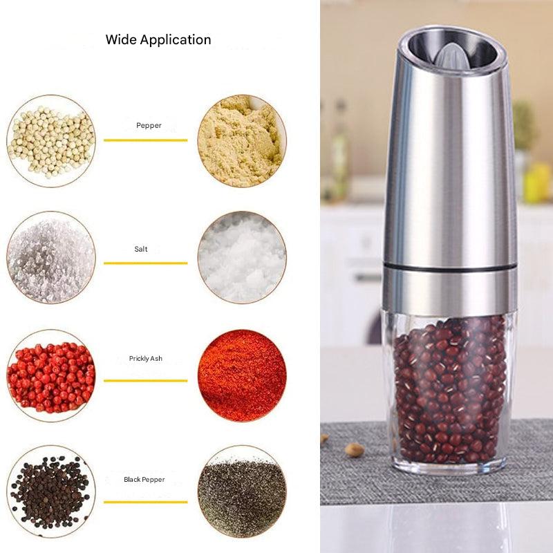 Elektrische Schwerkraft-Induktions-Pfeffermühle mit LED-Licht – Gravina