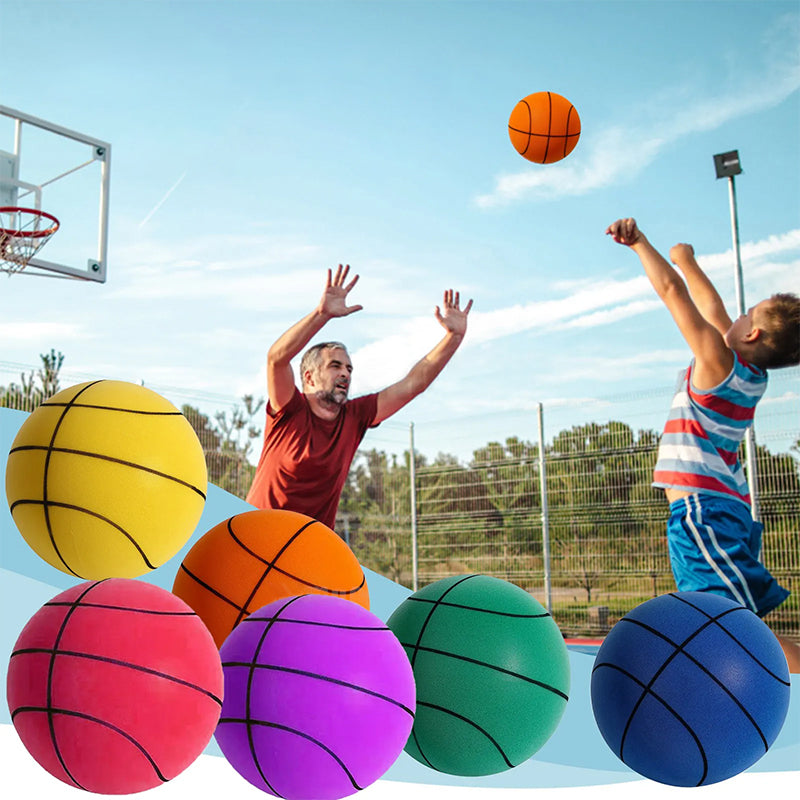 Geräuschloser Basketball aus PU-Schaum für Kinder – Silento