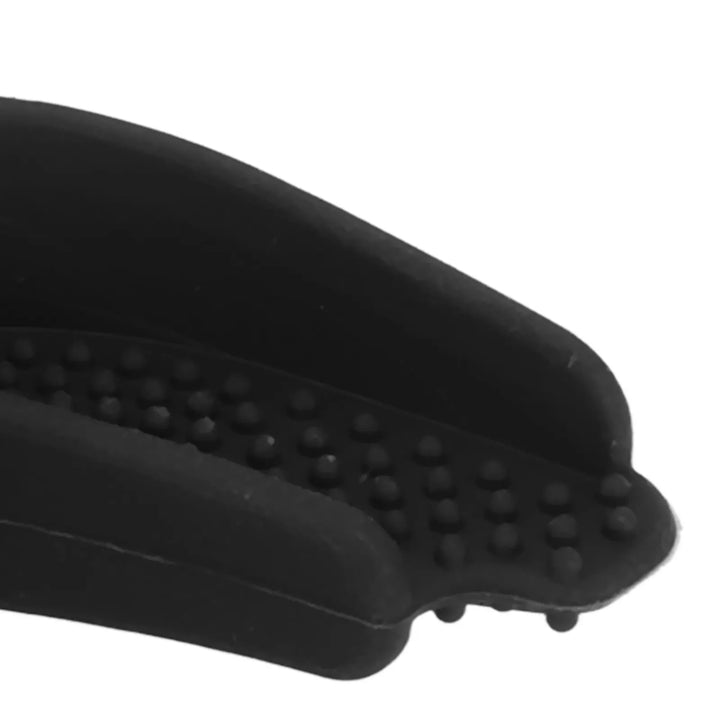 Schwarzer Silikon-Mundschutz mit Noppen für Sport, Zahnschutz, rutschfest, langlebig.