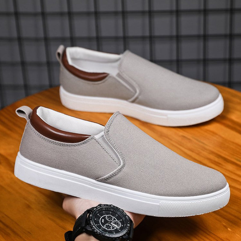Slip-On-Herrenschuhe aus Canvas – Lennard