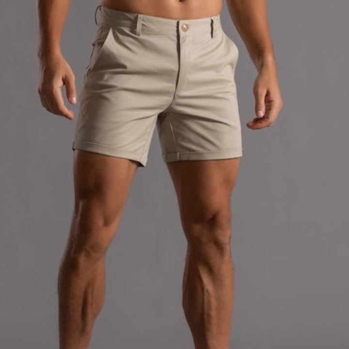 Modische Slim-Fit Chino-Shorts für Herren – Emil