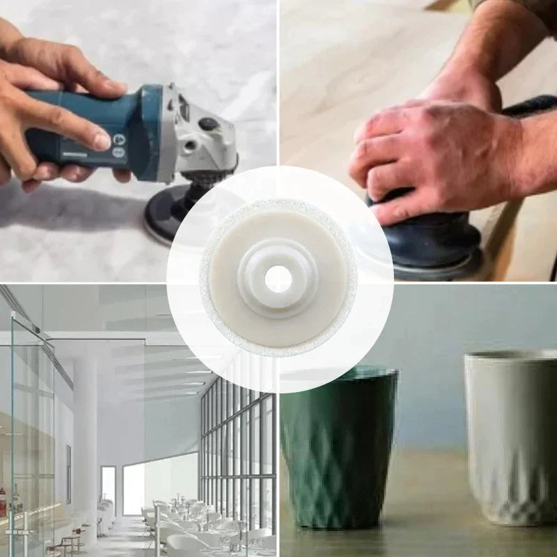 Set von 3 Polierscheiben aus Wolle – Polistra