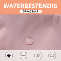 Wasserabweisender Stoff, rosa, tragbar, wasserfest, ideal für Outdoor-Aktivitäten.