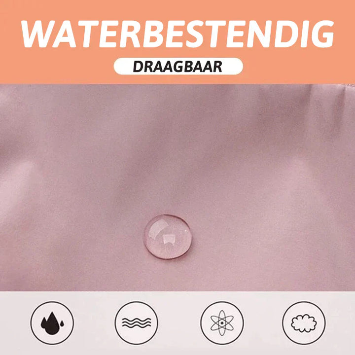 Wasserabweisender Stoff, rosa, tragbar, wasserfest, ideal für Outdoor-Aktivitäten.