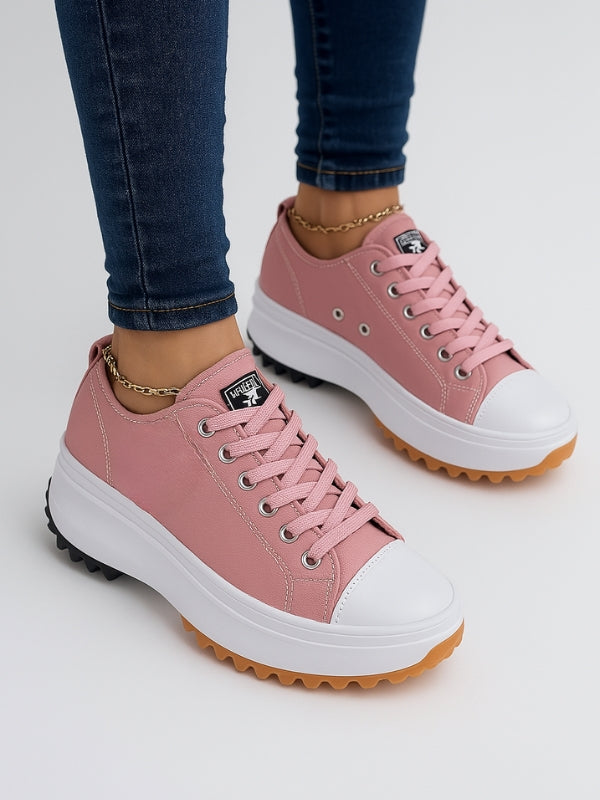 Plateau-Sneaker mit Absatz – Dalia