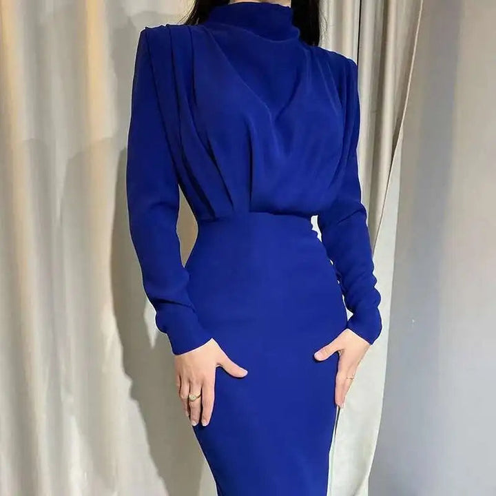 Bodycon Midi Kleid mit Turtleneck – Valeria