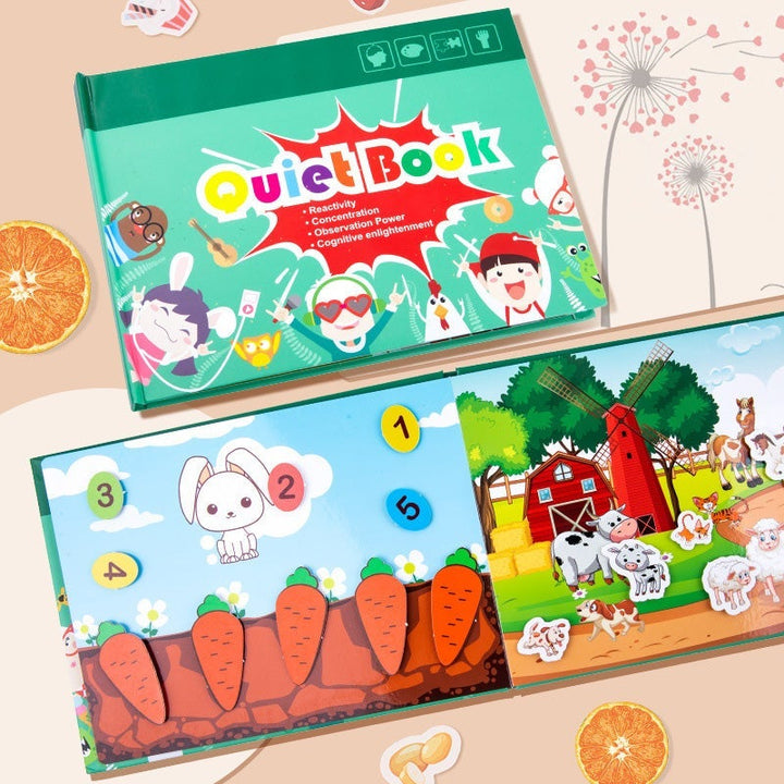 Bildungs-Busy Book für Kinder – LearnJoy