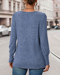 Stricktop für Damen mit Knöpfen – Mireille