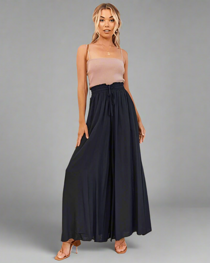 Leichte Damen Sommerhose mit hoher Taille – Mira