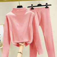 Zweiteilige Damen Winter Set mit Fleecepullover und Hose – Eva