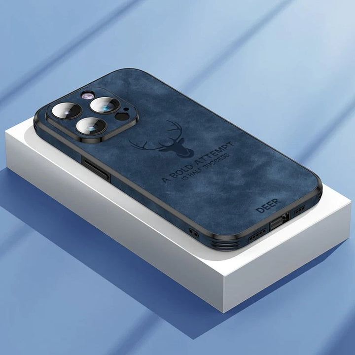 Luxe Hirschleder iPhone Hülle - Veltro