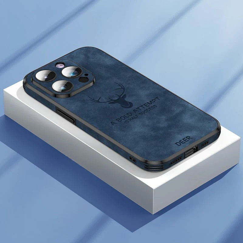 Luxe Hirschleder iPhone Hülle - Veltro