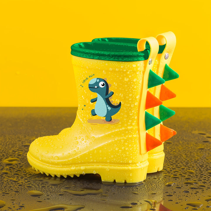 Bunte Kinder Gummistiefel mit Tiermotiven – Leo