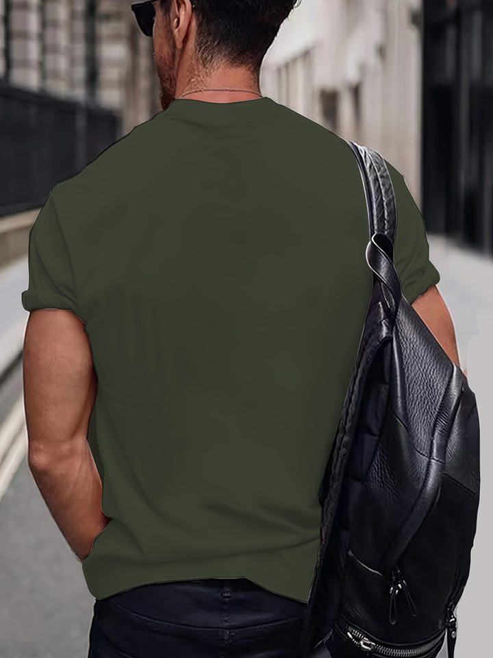 Herren Kurzarm T-Shirt mit Bier-Print – Markus Oktoberfest 2025