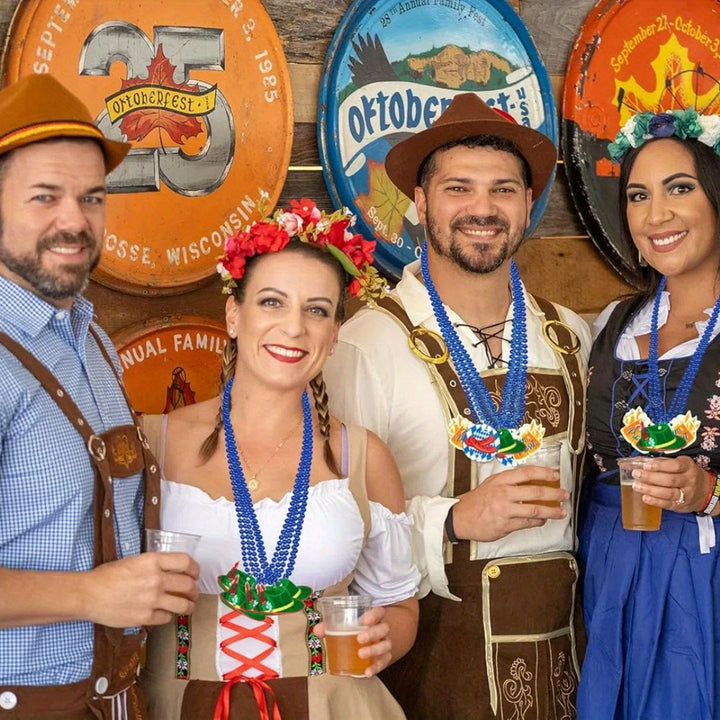 Party Halsketten Set (21 Stück) – WiesnGlanz Oktoberfest 2025