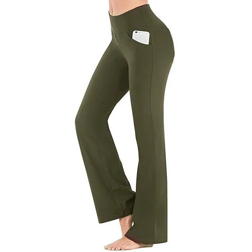 Damen-Yogahose mit hoher Taille – Selina