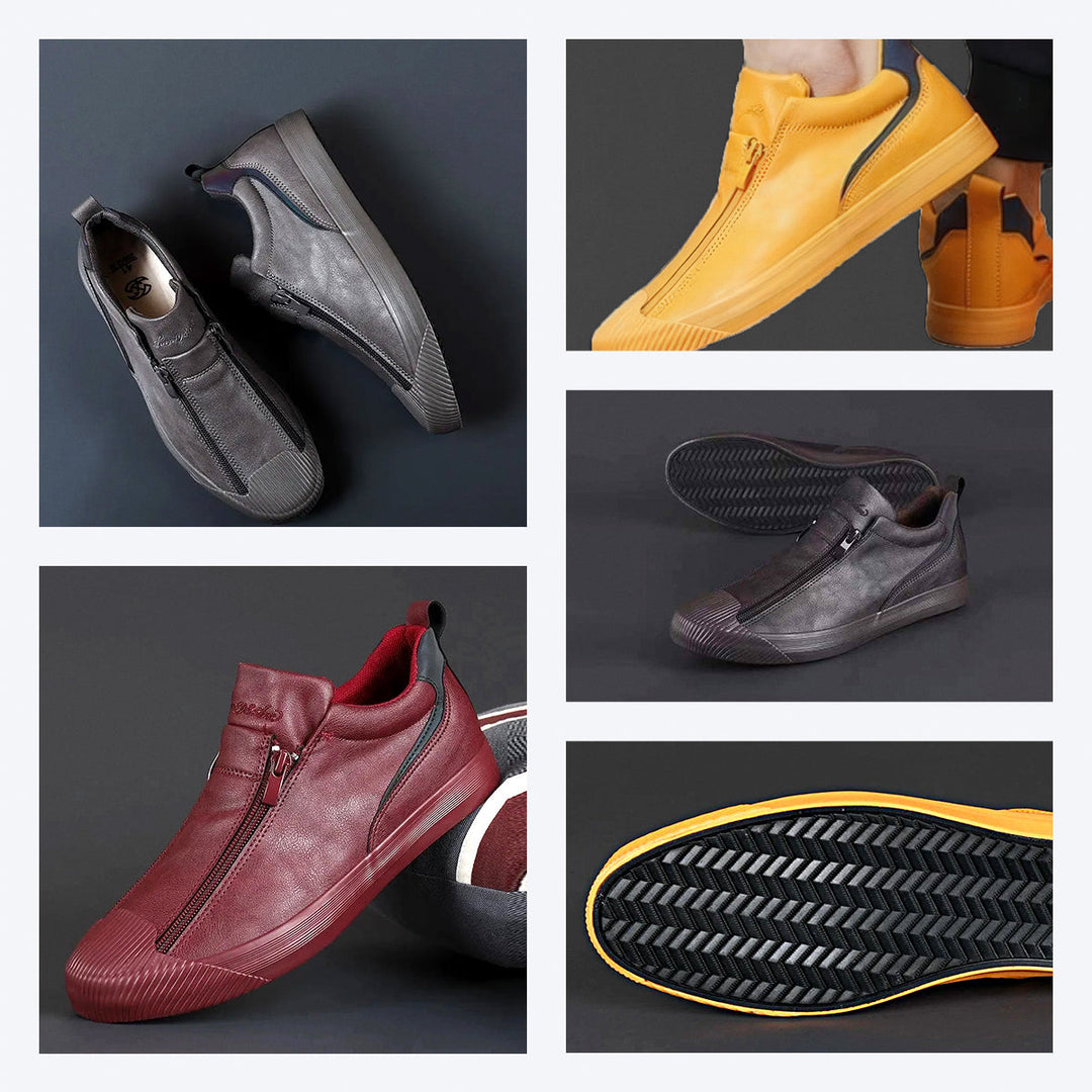 Herren Sneakers mit Reißverschluss und Komfort – Noah