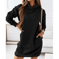 Bequeme Herbst-Hoodie-Kleid – Amalia